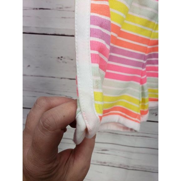 Zone Pro Small 6/6x Rainbow Sweat shorts girls new with tags hot pink hot orange - Picture 5 of 8